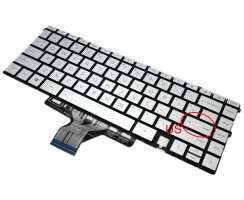 Tastatura HP LK132V61C00 Argintie iluminata. Keyboard HP LK132V61C00. Tastaturi laptop HP LK132V61C00. Tastatura notebook HP LK132V61C00