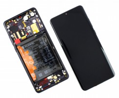 Display Huawei P30 Pro Display Service Pack cu Rama Black Negru