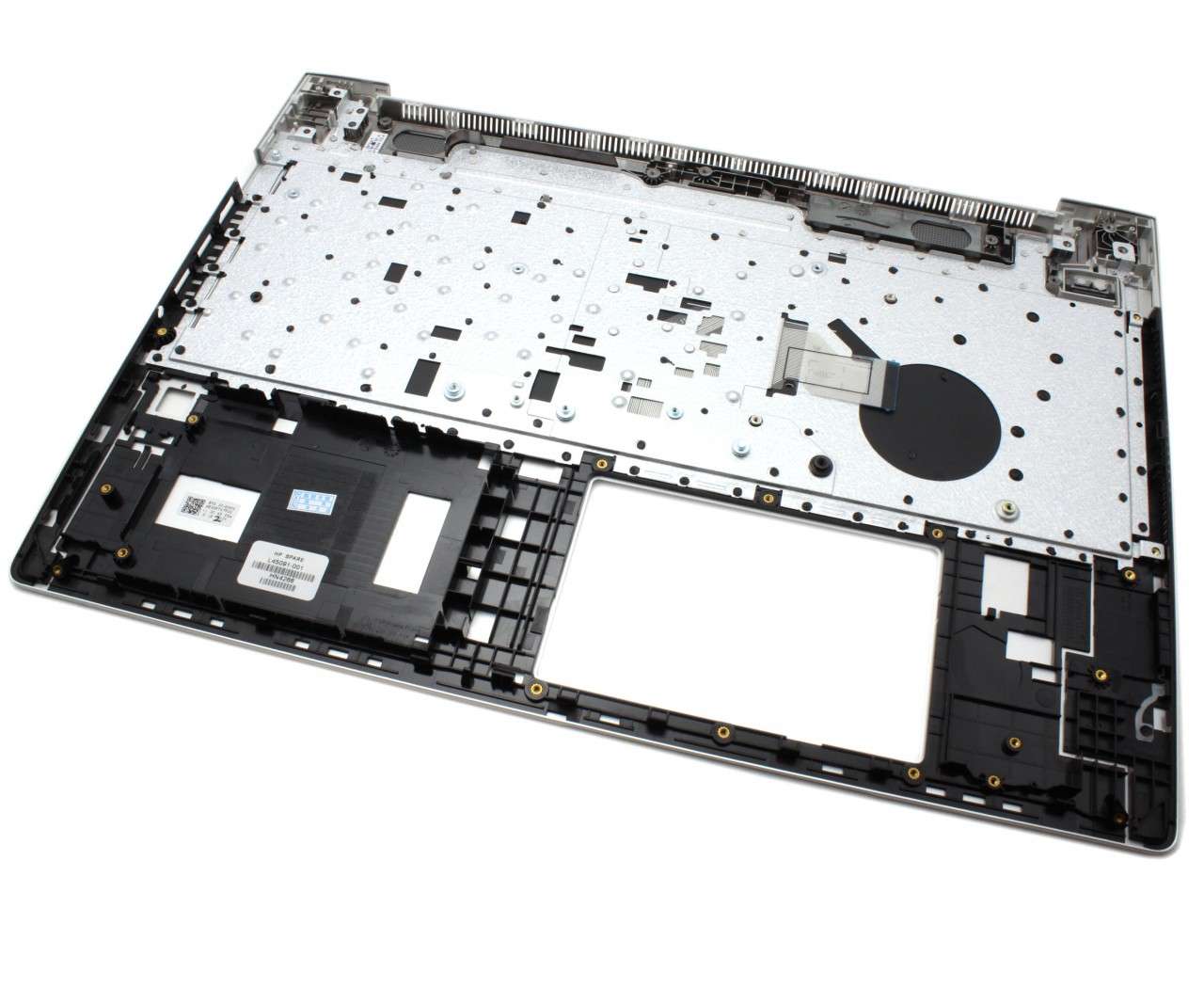 Tastatura HP ProBook 455 G6 Neagra cu Palmrest Argintiu (Neagra)