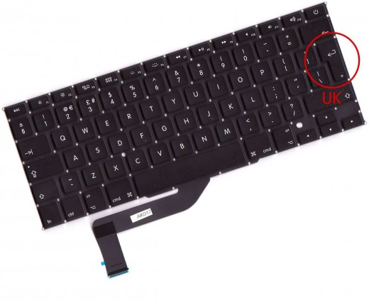 Tastatura Apple MacBook Pro 15 Retina A1398 MD293. Keyboard Apple MacBook Pro 15 Retina A1398 MD293. Tastaturi laptop Apple MacBook Pro 15 Retina A1398 MD293. Tastatura notebook Apple MacBook Pro 15 Retina A1398 MD293