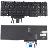 Tastatura Dell PK1326J1B16 iluminata. Keyboard Dell PK1326J1B16. Tastaturi laptop Dell PK1326J1B16. Tastatura notebook Dell PK1326J1B16