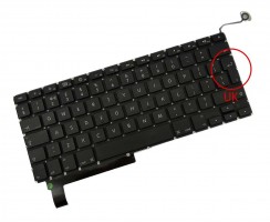 Tastatura Apple MacBook Pro 15 MB471. Keyboard Apple MacBook Pro 15 MB471. Tastaturi laptop Apple MacBook Pro 15 MB471. Tastatura notebook Apple MacBook Pro 15 MB471