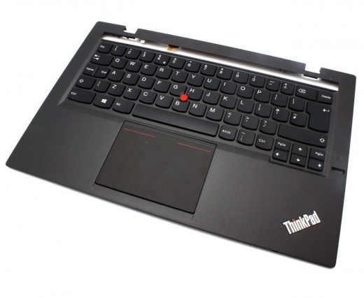 Tastatura Lenovo MP-13F56GBJ442 Neagra cu Palmrest Negru si TouchPad. Keyboard Lenovo MP-13F56GBJ442 Neagra cu Palmrest Negru si TouchPad. Tastaturi laptop Lenovo MP-13F56GBJ442 Neagra cu Palmrest Negru si TouchPad. Tastatura notebook Lenovo MP-13F56GBJ442 Neagra cu Palmrest Negru si TouchPad