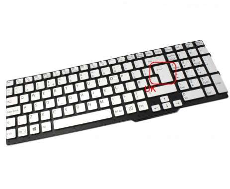Tastatura Sony Vaio SVS151200C argintie iluminata. Keyboard Sony Vaio SVS151200C. Tastaturi laptop Sony Vaio SVS151200C. Tastatura notebook Sony Vaio SVS151200C