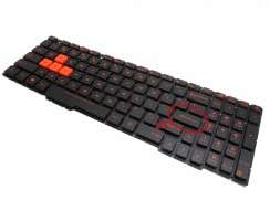 Tastatura Asus FZ53V iluminata layout US fara rama enter mic