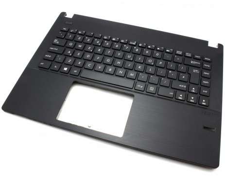 Tastatura Asus Pro P452SJ neagra cu Palmrest negru. Keyboard Asus Pro P452SJ neagra cu Palmrest negru. Tastaturi laptop Asus Pro P452SJ neagra cu Palmrest negru. Tastatura notebook Asus Pro P452SJ neagra cu Palmrest negru