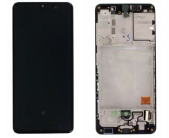 Ansamblu Display LCD + Touchscreen Original Service Pack Samsung Galaxy A41 A415F Black Negru. Ecran + Digitizer Original Service Pack Samsung Galaxy A41 A415F Black Negru