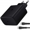 Incarcator USB-C 45W PD Super Fast Charge Sunix Budget cu cablu USB-C inclus Negru S50T01 compatibil Samsung Huawei Xiaomi iPhone Honor