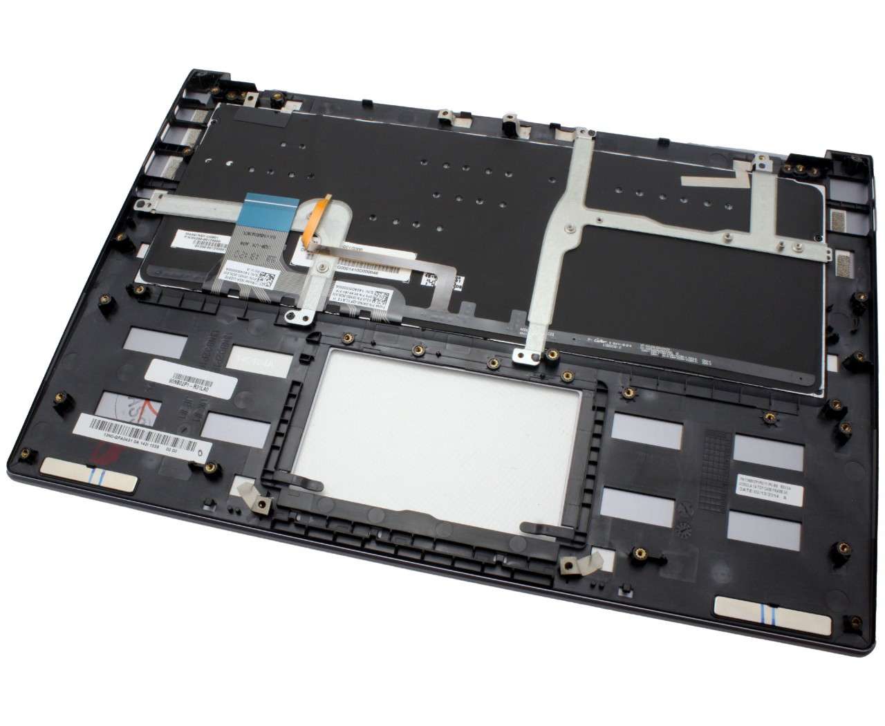 Tastatura Asus Zenbook UX302 neagra cu Palmrest gri iluminata backlit (Neagra) imagine 2022