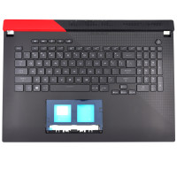 Tastatura Asus ROG G713IM Neagra cu Palmrest Negru fara TouchPad iluminata rgb backlit