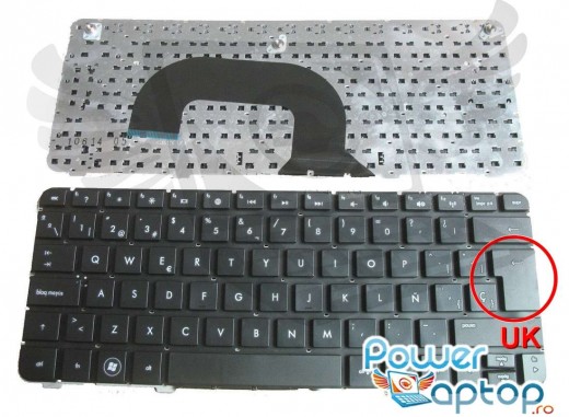 Tastatura HP Pavilion DM1-3000. Keyboard HP Pavilion DM1-3000. Tastaturi laptop HP Pavilion DM1-3000. Tastatura notebook HP Pavilion DM1-3000