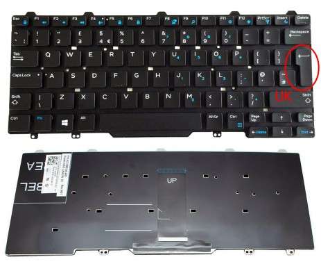 Tastatura Dell Latitude 5480. Keyboard Dell Latitude 5480. Tastaturi laptop Dell Latitude 5480. Tastatura notebook Dell Latitude 5480
