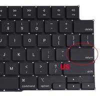 Tastatura Apple MacBook Pro 14 A2442 2021 (M1 Max) layout US fara rama enter mic compatibila cu iluminarea veche