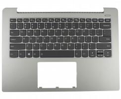 Tastatura Lenovo 0KN1 Gri cu Palmrest Argintiu iluminata backlit. Keyboard Lenovo 0KN1 Gri cu Palmrest Argintiu. Tastaturi laptop Lenovo 0KN1 Gri cu Palmrest Argintiu. Tastatura notebook Lenovo 0KN1 Gri cu Palmrest Argintiu