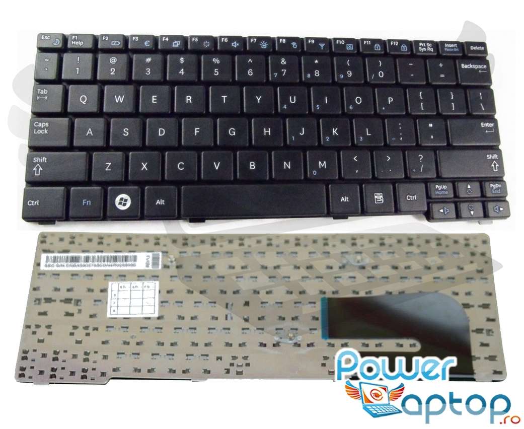 Tastatura Samsung N310 neagra powerlaptop.ro imagine noua reconect.ro