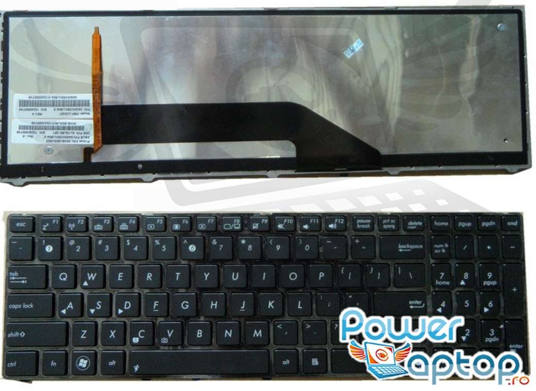 Tastatura Asus K50AD iluminata backlit imagine 2021 ASUS