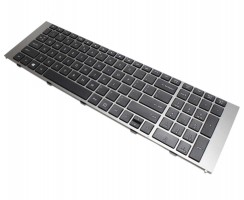 Tastatura HP 4740s neagra cu Rama gri. Keyboard HP 4740s neagra cu Rama gri. Tastaturi laptop HP 4740s neagra cu Rama gri. Tastatura notebook HP 4740s neagra cu Rama gri