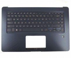 Tastatura Asus 13NB0HV3AM0501 Neagra cu Palmrest Albastru Inchis iluminata backlit. Keyboard Asus 13NB0HV3AM0501 Neagra cu Palmrest Albastru Inchis. Tastaturi laptop Asus 13NB0HV3AM0501 Neagra cu Palmrest Albastru Inchis. Tastatura notebook Asus 13NB0HV3AM0501 Neagra cu Palmrest Albastru Inchis