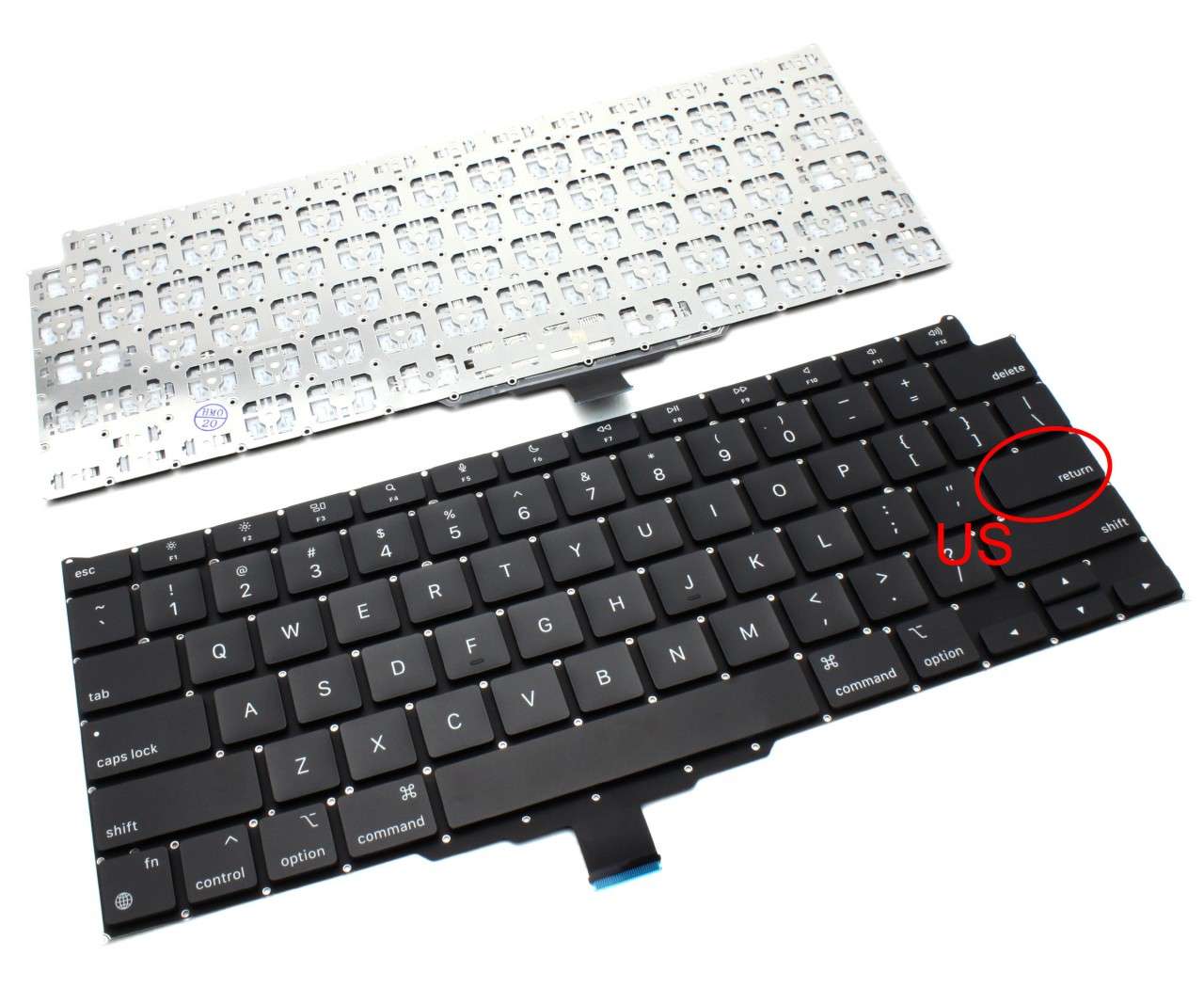 Tastatura Apple MacBook Air Retina M1 13 A2337 2020 iluminata fara