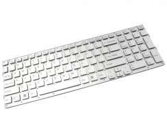 Tastatura Sony Vaio PCG71713L argintie. Keyboard Sony Vaio PCG71713L. Tastaturi laptop Sony Vaio PCG71713L. Tastatura notebook Sony Vaio PCG71713L
