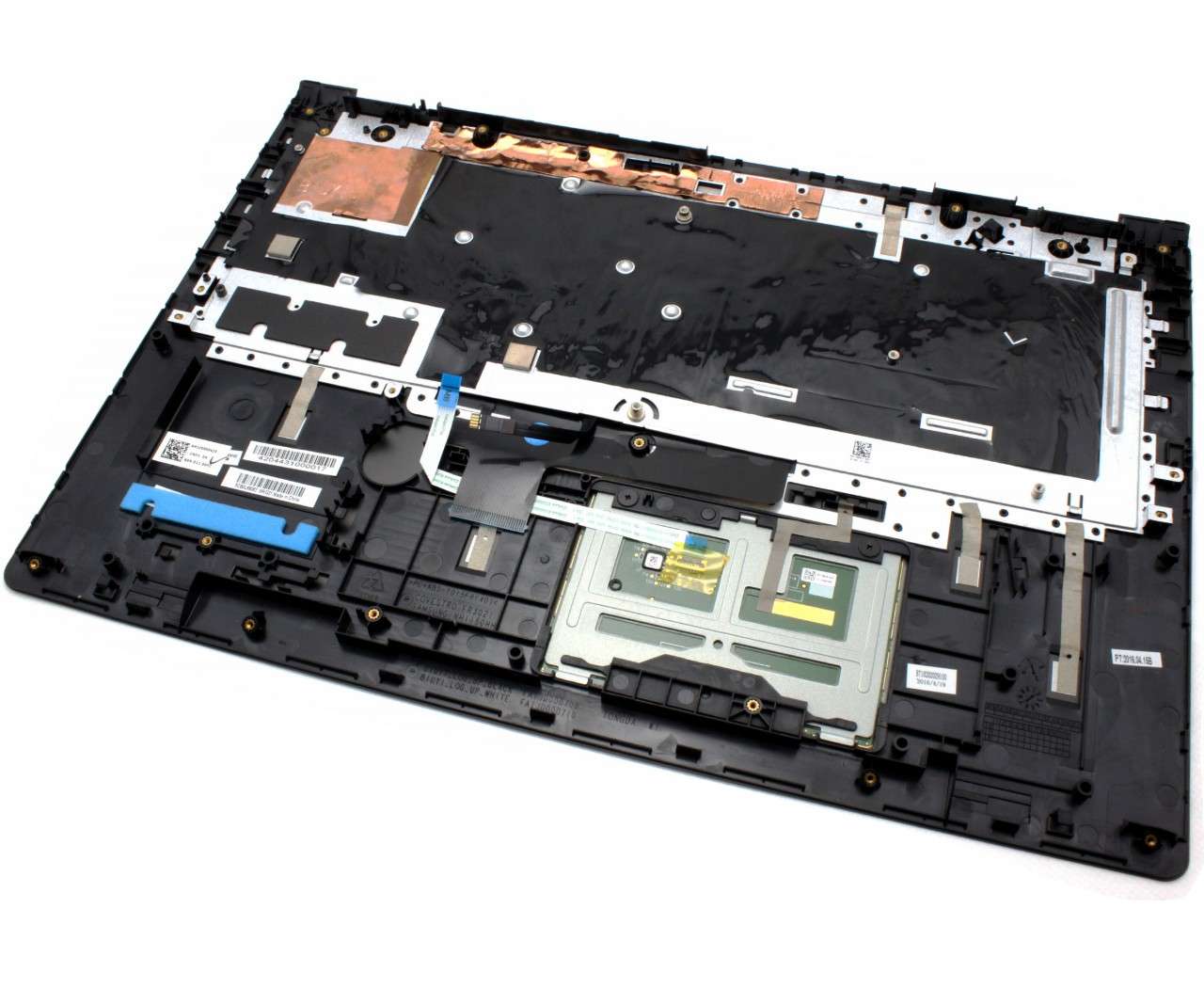 Tastatura Lenovo IdeaPad Yoga 510-15IKB Type 80VC Neagra cu Palmrest negru si Touchpad iluminata backlit