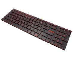 Tastatura MSI GL72 6QF Rosie iluminata. Keyboard MSI GL72 6QF. Tastaturi laptop MSI GL72 6QF. Tastatura notebook MSI GL72 6QF