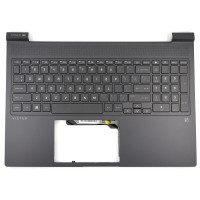 Tastatura HP TPN-C170 Neagra cu Palmrest Negru fara TouchPad iluminata backlit. Keyboard HP TPN-C170 Neagra cu Palmrest Negru fara TouchPad. Tastaturi laptop HP TPN-C170 Neagra cu Palmrest Negru fara TouchPad. Tastatura notebook HP TPN-C170 Neagra cu Palmrest Negru fara TouchPad