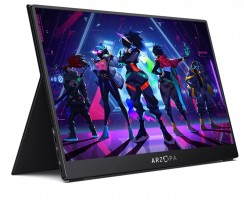 Monitor Portabil Arzopa G1 Game 15.6 Full HD 144Hz Negru