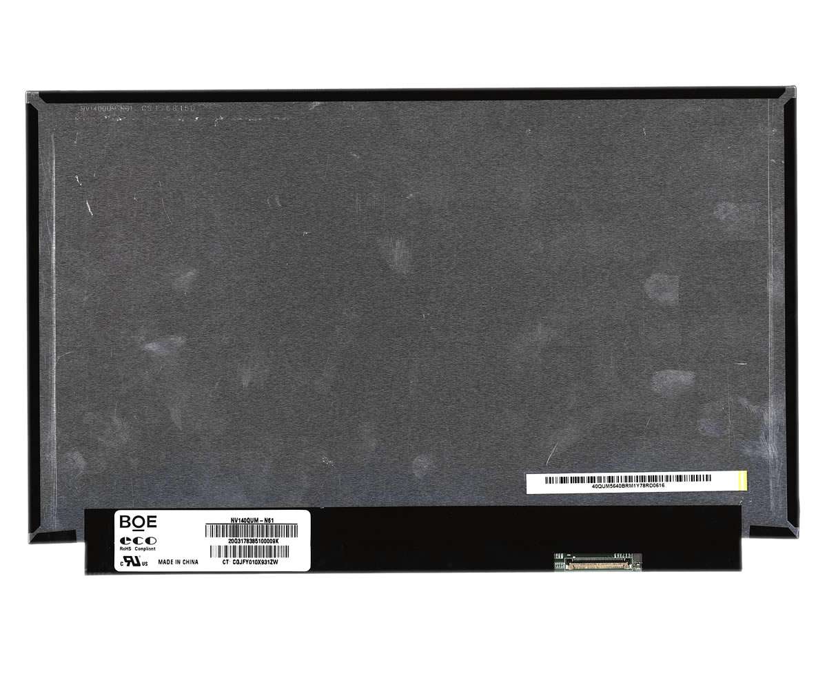 Display laptop HP NV140QUM N61 V3.0 Ecran 14.0 3840×2160 40 pini Edp (3840x2160) imagine noua tecomm.ro