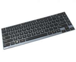 Tastatura Toshiba  TX5PN 01 Rama albastra iluminata backlit. Keyboard Toshiba  TX5PN 01 Rama albastra. Tastaturi laptop Toshiba  TX5PN 01 Rama albastra. Tastatura notebook Toshiba  TX5PN 01 Rama albastra