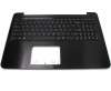 Tastatura Asus  F551C cu Palmrest maro. Keyboard Asus  F551C cu Palmrest maro. Tastaturi laptop Asus  F551C cu Palmrest maro. Tastatura notebook Asus  F551C cu Palmrest maro