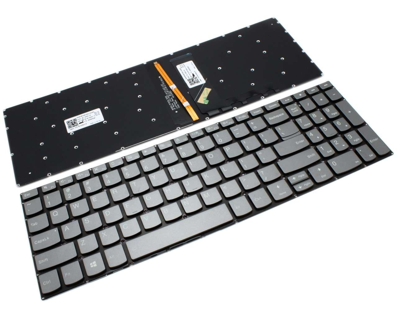Tastatura Lenovo PK132GC1C00 Gri iluminata backlit backlit