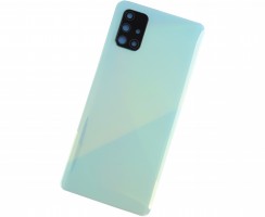 Capac Baterie Samsung Galaxy A71 A715F Prism Crush Blue. Capac Spate Samsung Galaxy A71 A715F Prism Crush Blue
