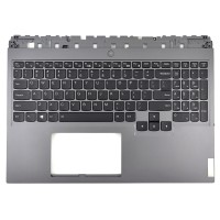 Tastatura Lenovo 5CB1C14886 Neagra cu Palmrest Gri iluminata backlit. Keyboard Lenovo 5CB1C14886 Neagra cu Palmrest Gri. Tastaturi laptop Lenovo 5CB1C14886 Neagra cu Palmrest Gri. Tastatura notebook Lenovo 5CB1C14886 Neagra cu Palmrest Gri