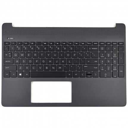 Tastatura HP 15-EF Neagra cu Palmrest Negru. Keyboard HP 15-EF Neagra cu Palmrest Negru. Tastaturi laptop HP 15-EF Neagra cu Palmrest Negru. Tastatura notebook HP 15-EF Neagra cu Palmrest Negru