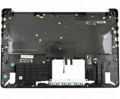 Tastatura Asus VivoBook Pro 15 X580GD Neagra cu Palmrest Argintiu fara TouchPad iluminata backlit