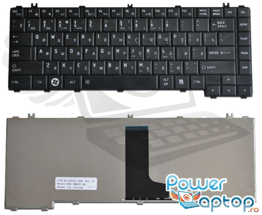 Tastatura Toshiba Satellite L635 S3050BN neagra L635