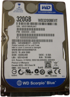 Hard Disk laptop Western Digital WD3200BEVT 320GB 5400RPM Scorpio Blue