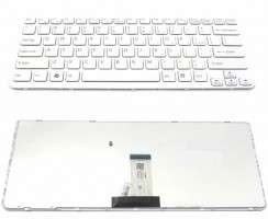 Tastatura Sony Vaio SVE1412 series alba. Keyboard Sony Vaio SVE1412 series alba. Tastaturi laptop Sony Vaio SVE1412 series alba. Tastatura notebook Sony Vaio SVE1412 series alba