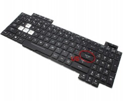 Tastatura Asus 0KNR0-661GHE00 iluminata. Keyboard Asus 0KNR0-661GHE00. Tastaturi laptop Asus 0KNR0-661GHE00. Tastatura notebook Asus 0KNR0-661GHE00