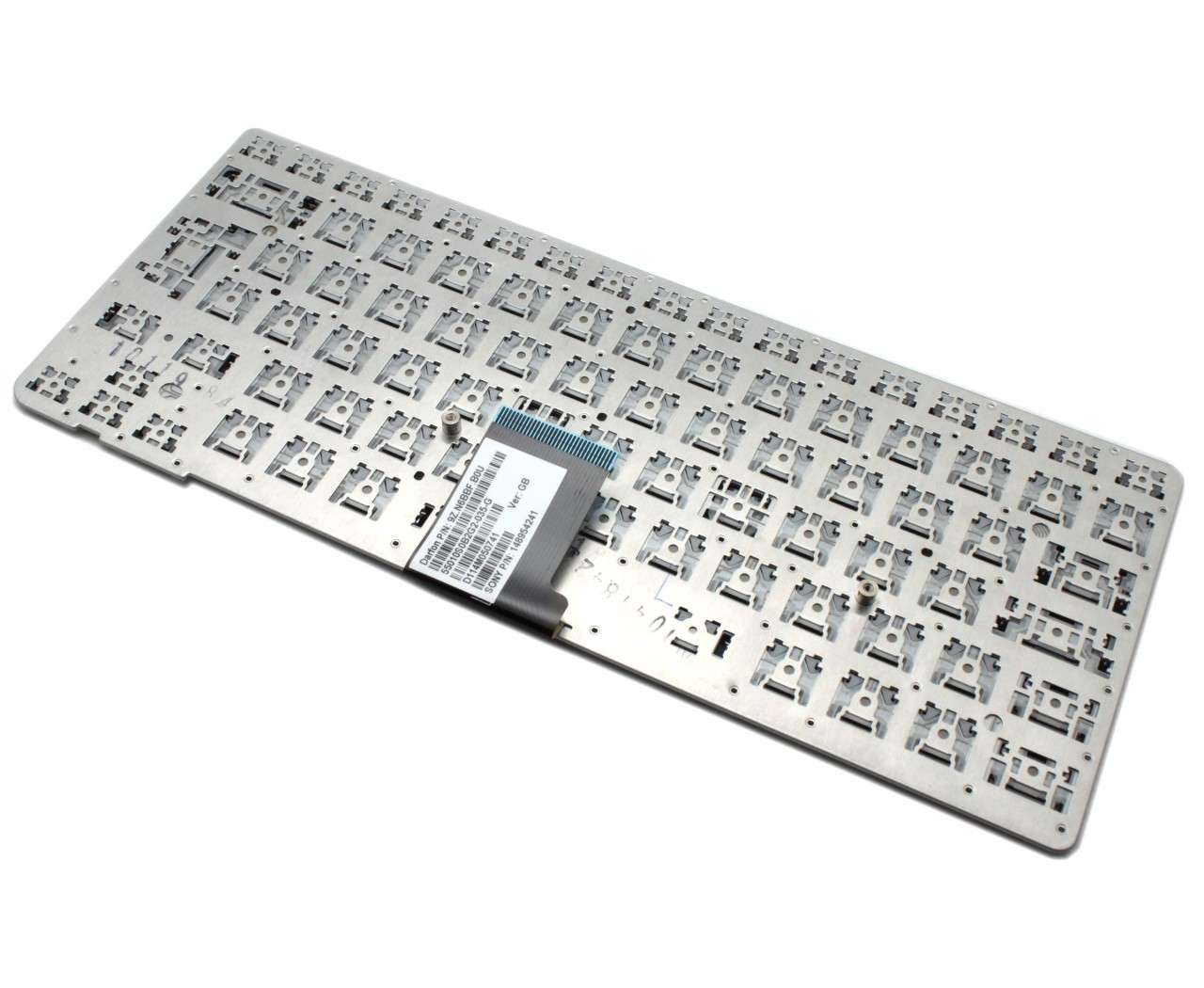 Tastatura Argintie Sony 148953861 layout UK fara rama enter mare