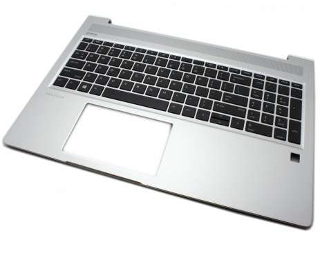 Tastatura HP ProBook 450 G7 Neagra cu Palmrest Argintiu. Keyboard HP ProBook 450 G7 Neagra cu Palmrest Argintiu. Tastaturi laptop HP ProBook 450 G7 Neagra cu Palmrest Argintiu. Tastatura notebook HP ProBook 450 G7 Neagra cu Palmrest Argintiu