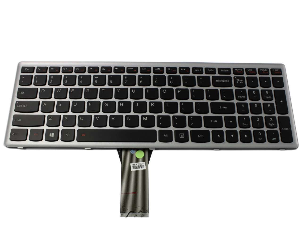 Tastatura Lenovo MP 12U73US 686 rama gri iluminata backlit