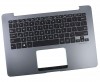 Tastatura Asus ZenBook UX430UQ Neagra cu Palmrest Gri iluminata backlit. Keyboard Asus ZenBook UX430UQ Neagra cu Palmrest Gri. Tastaturi laptop Asus ZenBook UX430UQ Neagra cu Palmrest Gri. Tastatura notebook Asus ZenBook UX430UQ Neagra cu Palmrest Gri