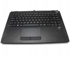 Tastatura Asus  G46VW Neagra cu Palmrest Negru iluminata backlit. Keyboard Asus  G46VW Neagra cu Palmrest Negru. Tastaturi laptop Asus  G46VW Neagra cu Palmrest Negru. Tastatura notebook Asus  G46VW Neagra cu Palmrest Negru