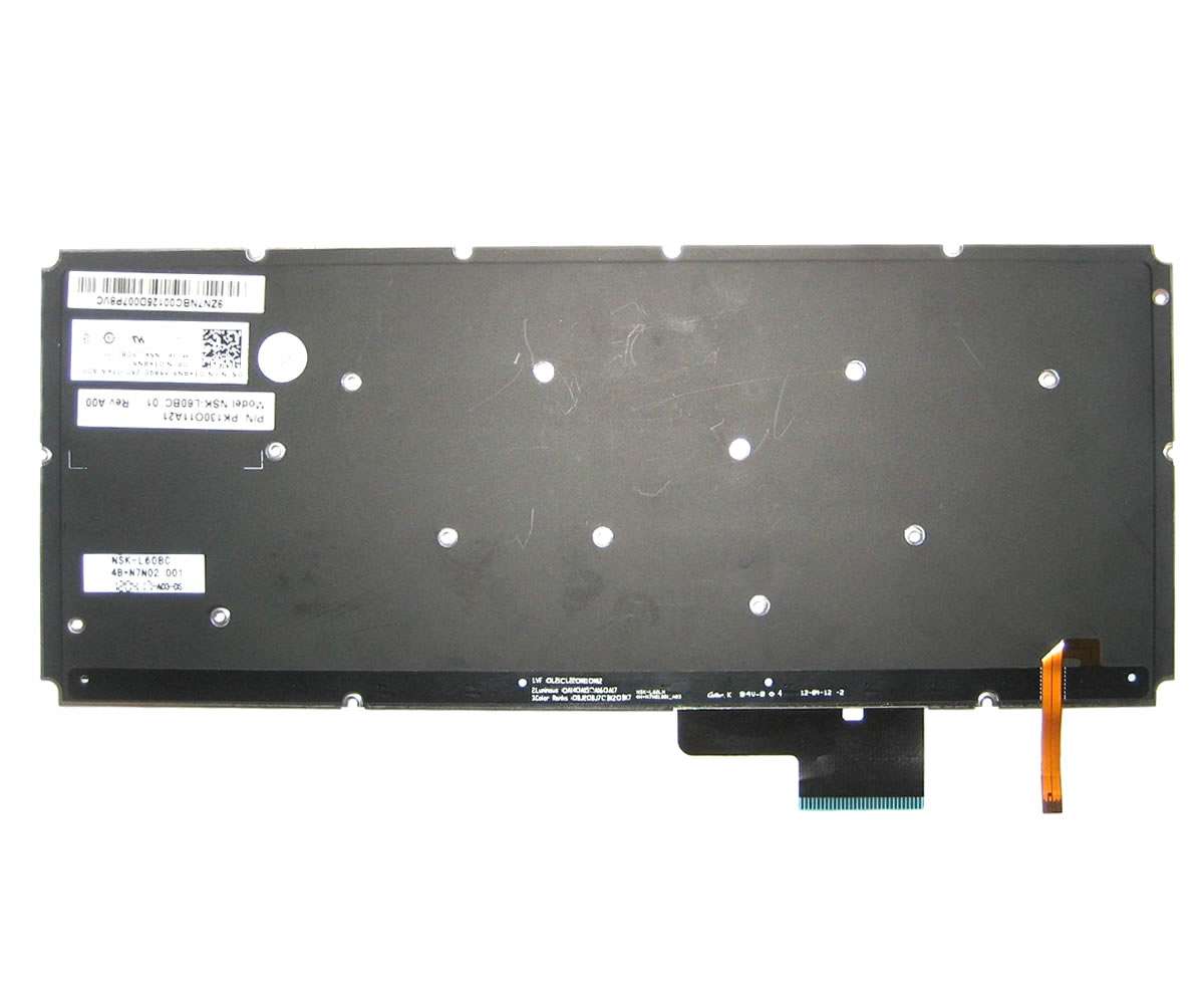 Tastatura Dell XPS 14 L521X layout US fara rama enter mic iluminata backlit DELL imagine noua reconect.ro