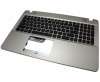 Tastatura Asus R541NA Neagra cu Palmrest Auriu. Keyboard Asus R541NA Neagra cu Palmrest Auriu. Tastaturi laptop Asus R541NA Neagra cu Palmrest Auriu. Tastatura notebook Asus R541NA Neagra cu Palmrest Auriu