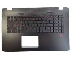 Palmrest Asus  90NB0A41-R31US1 cu tastatura iluminata. Carcasa Superioara Asus  90NB0A41-R31US1 Negru