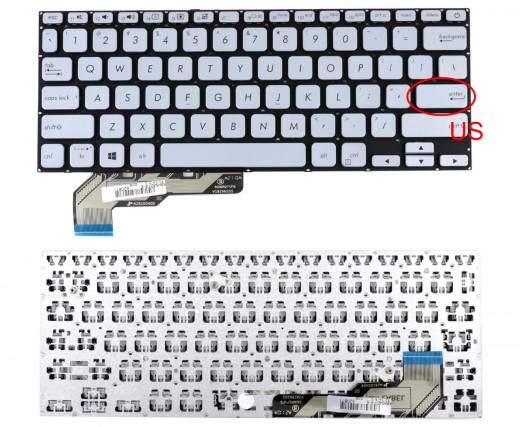 Tastatura Asus VivoBook S14 X403FAC Blue. Keyboard Asus VivoBook S14 X403FAC. Tastaturi laptop Asus VivoBook S14 X403FAC. Tastatura notebook Asus VivoBook S14 X403FAC