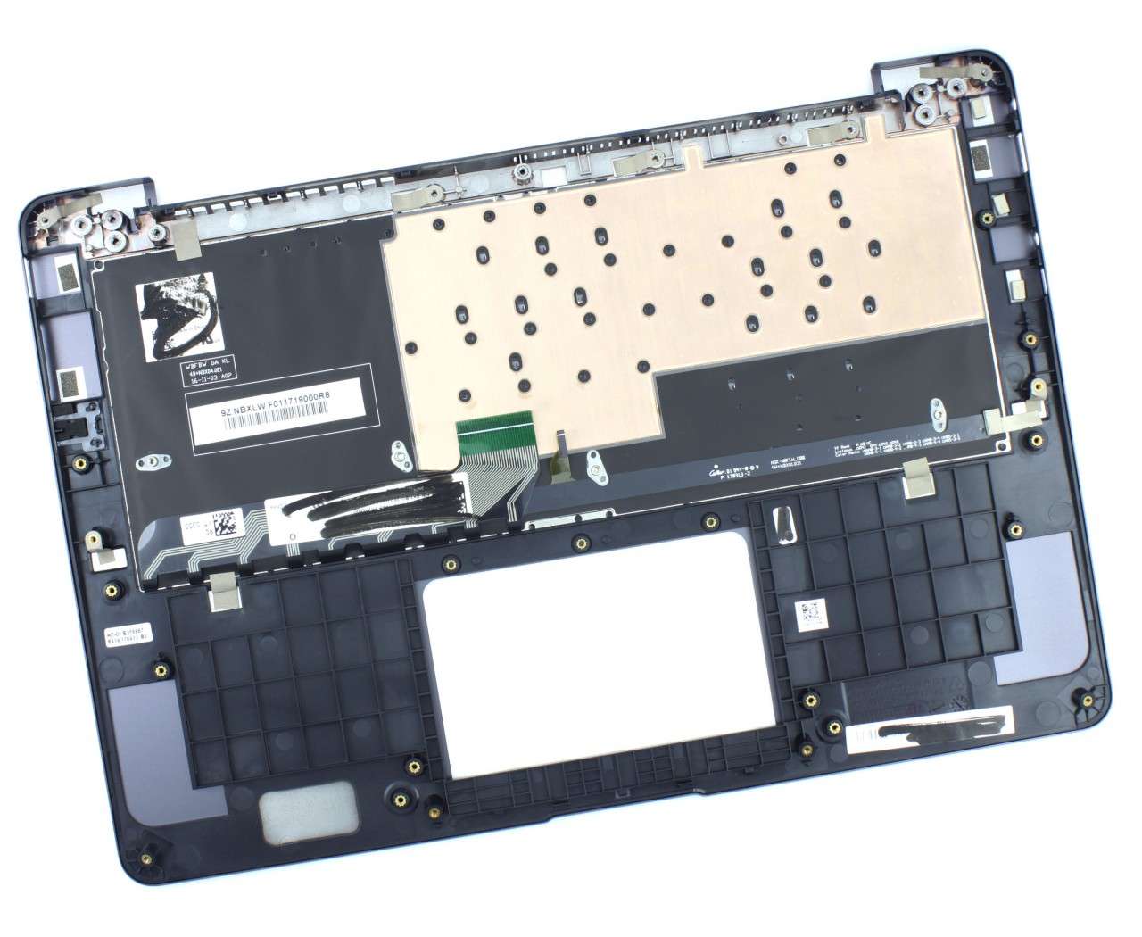 Tastatura Asus ZenBook UX430UQ Neagra cu Palmrest Gri iluminata backlit (Neagra) imagine 2022